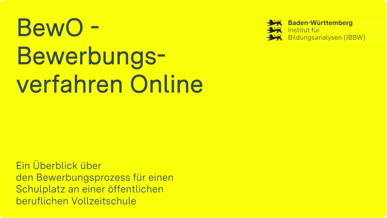 Video: BewO - Bewerbungsverfahren Online